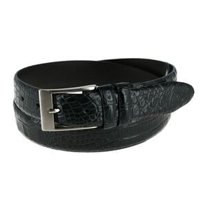 Toneka Men's Big and Tall Hornback Croc Print Belt